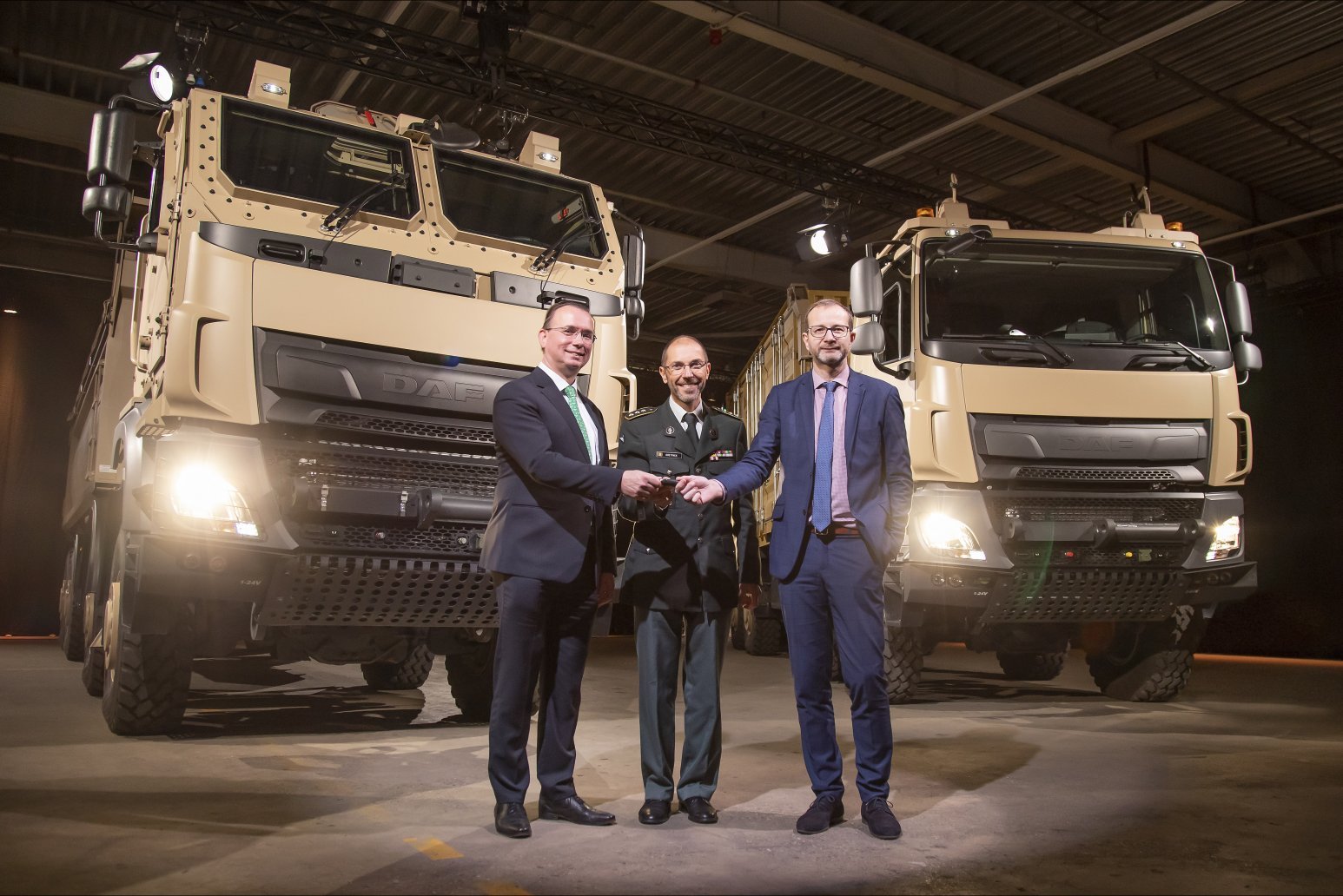 First DAF CF Military trucks delivered to Belgian Armed Forces