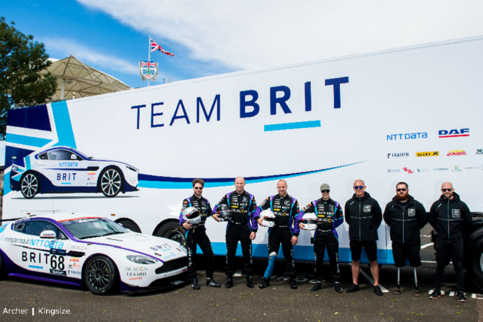 DAF Dealer network backs Team BRIT disabled racing team